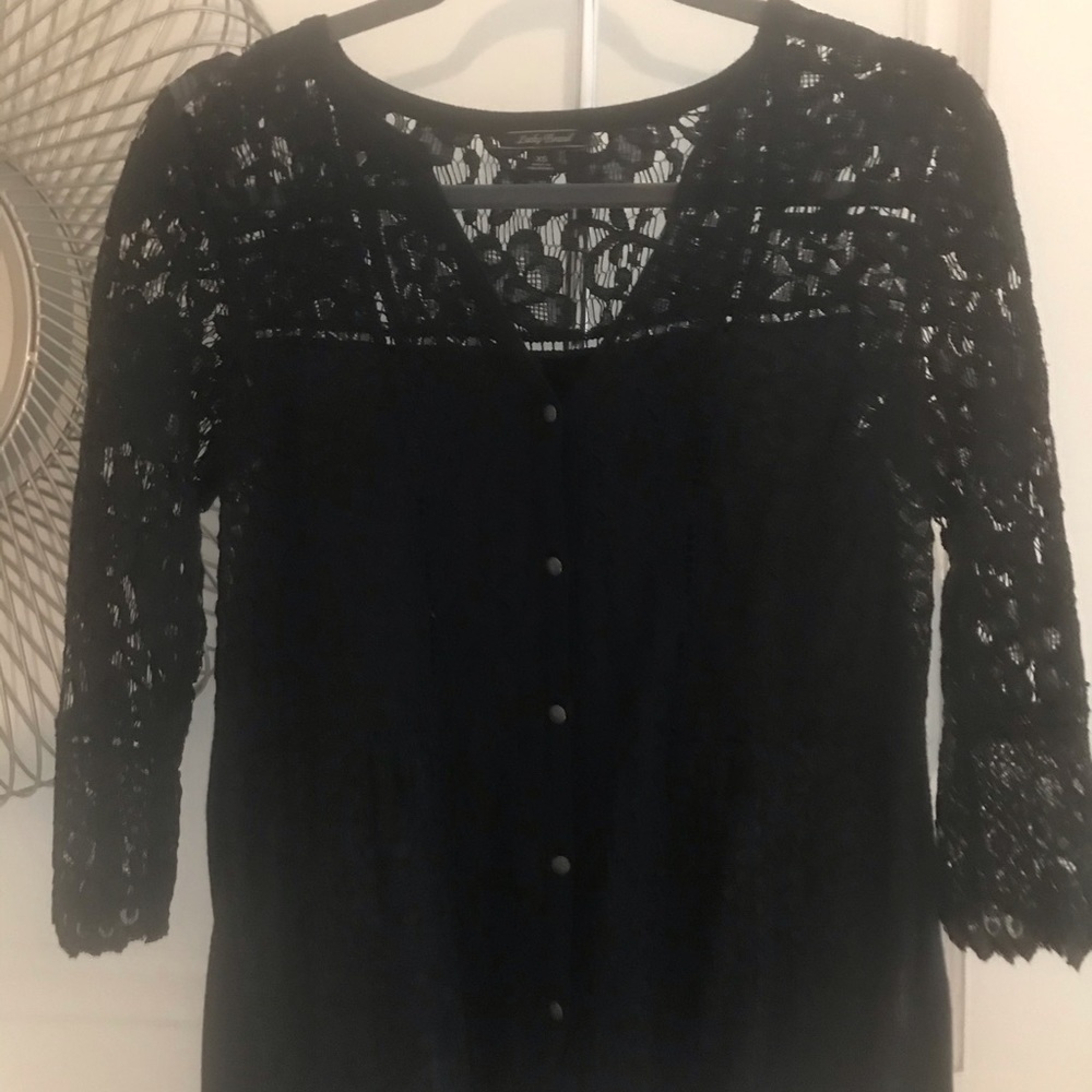 Lucky brand lace top, XS